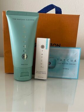 Tatcha Mint-Green Skincare Trio set
